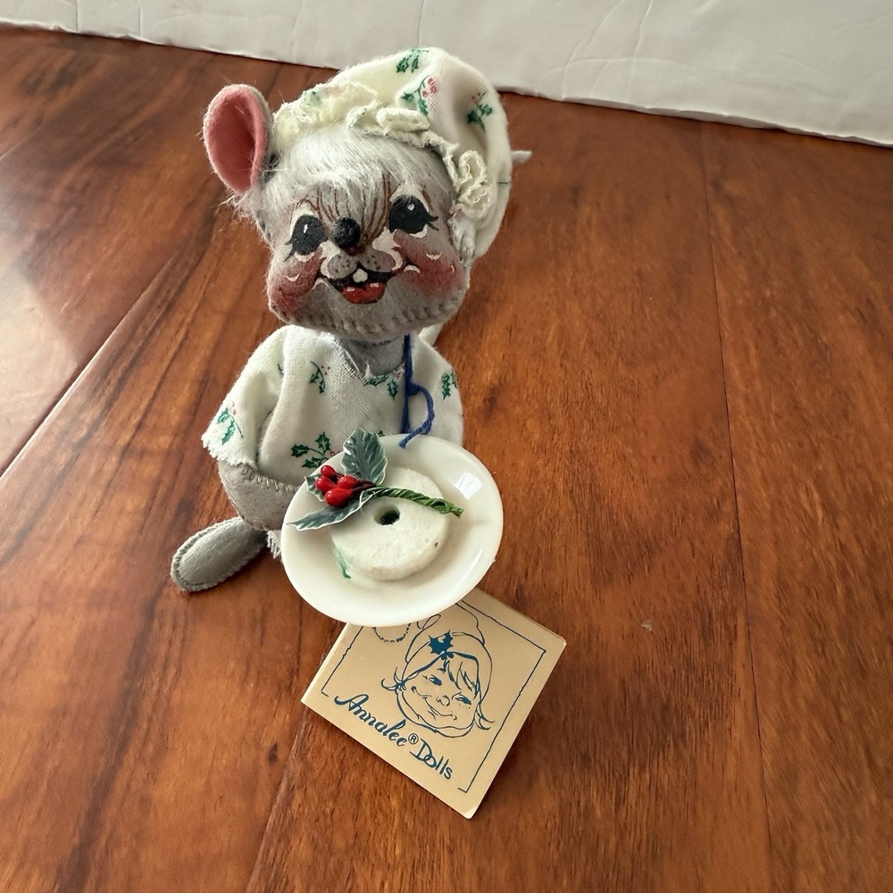 Vintage Annalee 6" Christmas Mouse 1991 with Original hang tag - Picture 16 of 16